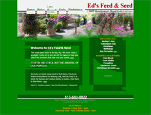Tablet Screenshot of edsfeedandseed.com